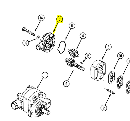 C31987 - COVER, PUMP } SNO