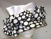 Polka Dot Pattern Around White Crown