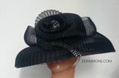 Unique Black Ladies Hat