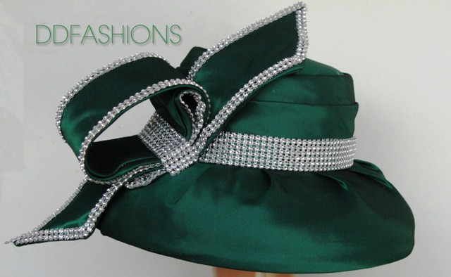 green ladies hat