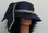 Navy ladies hat with jeweled band