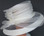 Layered Crown Seethrough Brim White Ladies Hat