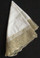 Gold Laces on White Square Handkerchief Made to Go with Formal wear 