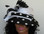 Newly Designed Ladies Black & White With Feather Spray