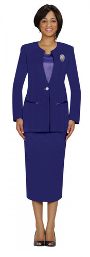Purple Ladies Suits - 3 piece GMI lined suit