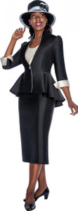 GMI5493 - Faux Silk, Wool, Metallic Shell, 3 Pieces
