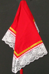 Red and White Handkerchief
