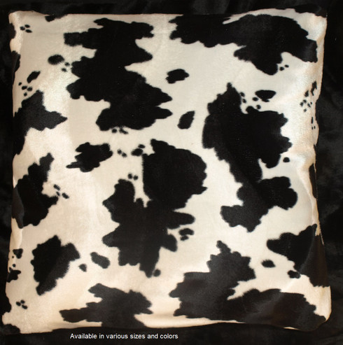 Faux Cowhide Throw Pillow Cover 