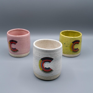 Hand-Made Stoneware Logo Mug