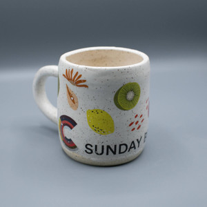 Sunday Brunch Hand-Made Stoneware Mug