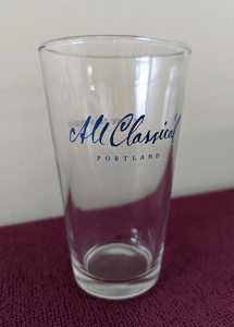 All Classical Portland logo in blue