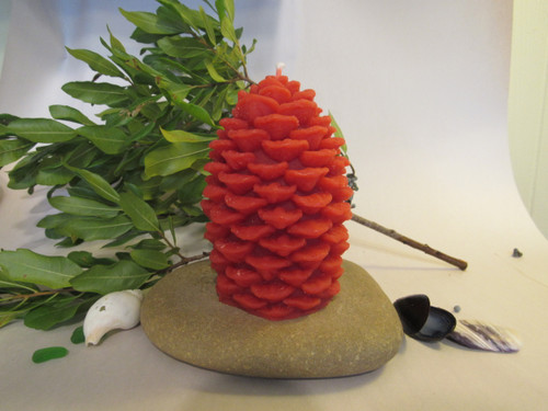 100% beeswax pine cone, burn for 45 hours, great for long  family evening.