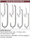 Daiichi 2220 4X Streamer Hook- Size Chart