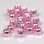 Hareline Plummeting Tungsten Beads Metallic Light Pink)