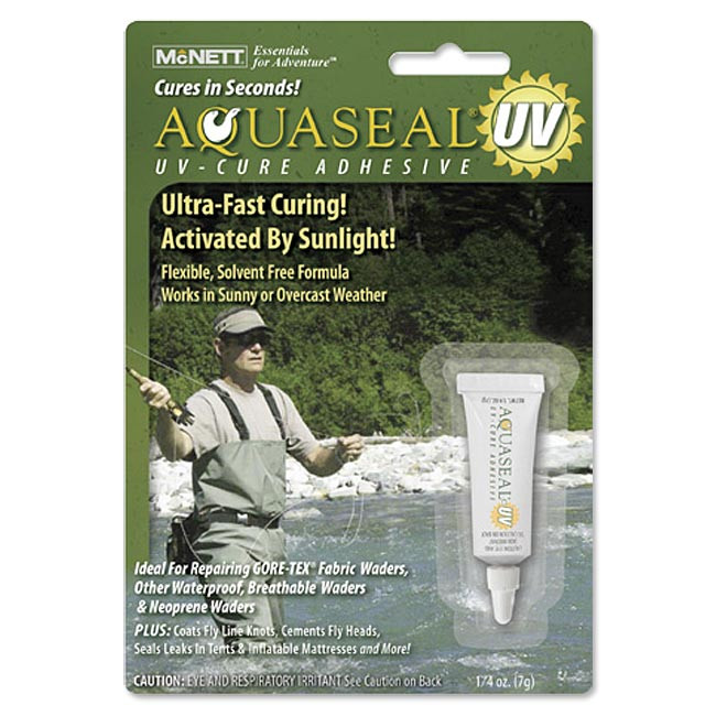UV Wader Repair / U.V. Cure Aquaseal Wader Patch Casters Fly Shop