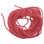 Hareline Pearl Core Braid / Red