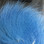Arctic Fox Tail Hair (Kingfisher Blue)