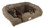 Orvis Deep Dish Dog Bed with Quilted Sleep Surface- Brown Tweed