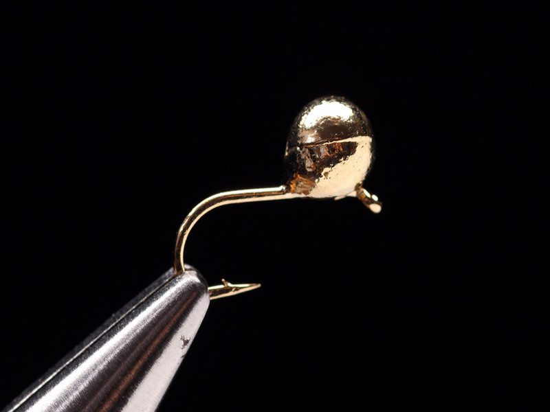 Hareline Dubbin / FREE STANDARD US SHIPPING / Gold Tungsten Jig Head Hooks