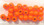 Hareline Dazzle Brass Beads (Flo. Orange)