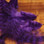 Grizzly Mini Marabou Feathers - Purple