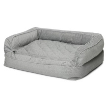 Orvis Memory Foam Couch Dog Bed Grey Tweed