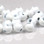 Hareline Slotted Tungsten Fly Tying Beads (Flo. White)