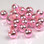 Hareline Slotted Tungsten Fly Tying Beads (Metallic Light Pink)