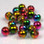 Hareline Slotted Tungsten Fly Tying Beads (Rainbow)