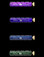 Regal Vise Tool Bars- CC-V Ultra Violet (top left), CC-P Pitch Purple (top right), CC-B Royal Blue (bottom left), CC-G Rustic Pine (bottom right)