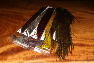 Keough Grade #1 Grizzly Dry Fly Half Saddles
