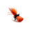 Flymen Fishing Company Surface Seducer Double Barrel Bass Bug Popper (Orange)