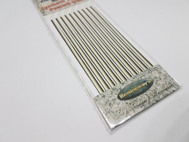 Hemingway's Synthetic Tapered Peacock Quills (Natural)