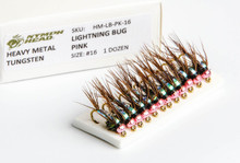 Flymen Nymph-Head HM Lightning Bug Nymph (Pink)