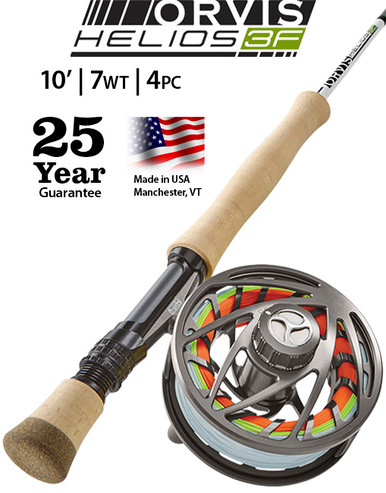 Orvis Helios 3F 10 Foot 7 Weight Fly Rod (Complete Outfit)