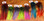 UV2 Coq De Leon Perdigon FIRE Tail Feathers (Under UV Light)