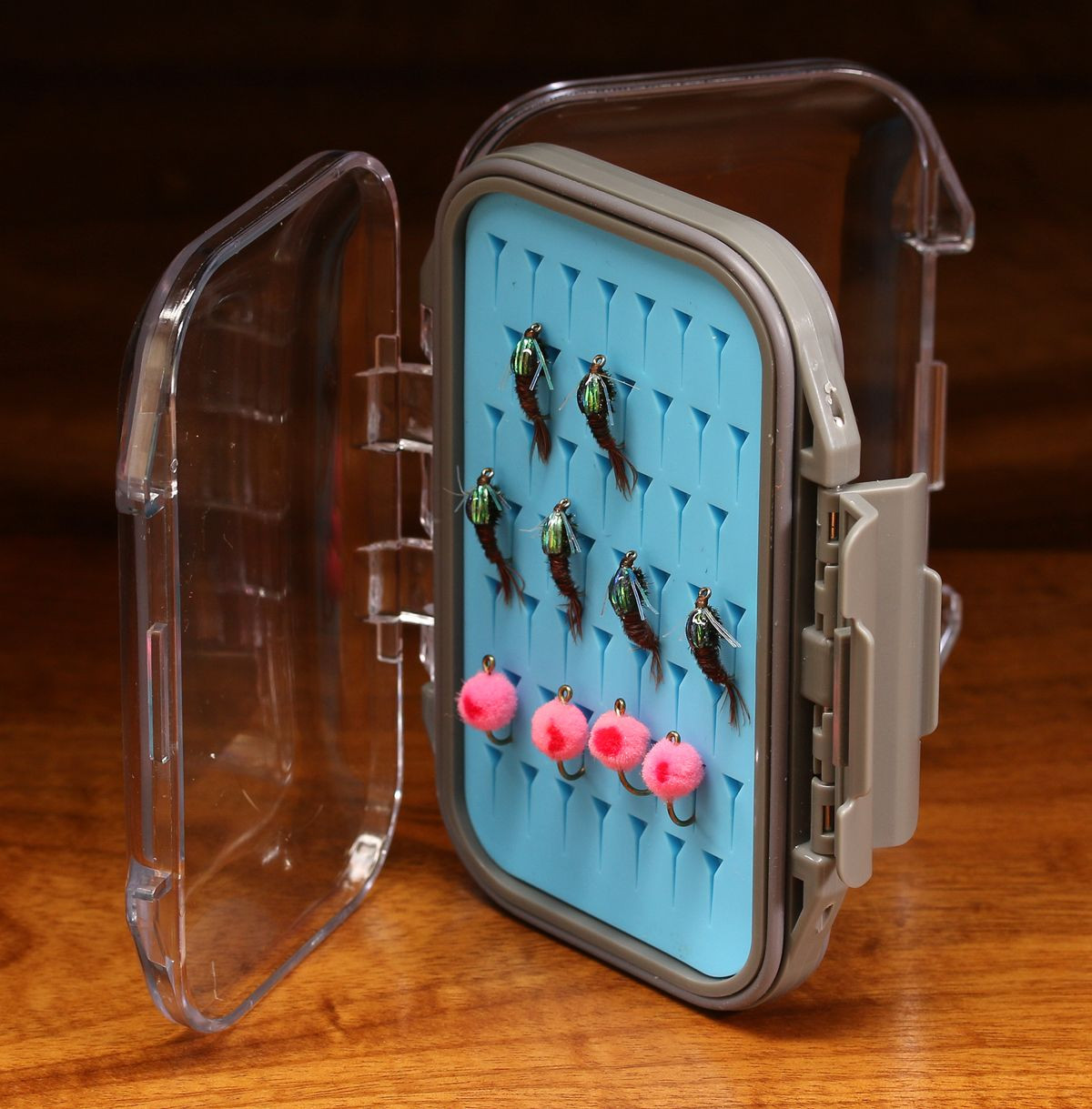 Hareline Small FLICON Double Sided Silicone Fly Box / Casters Online