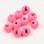 Spawn's Super Tungsten Slotted Beads (Flo. Hot Salmon Pink)
