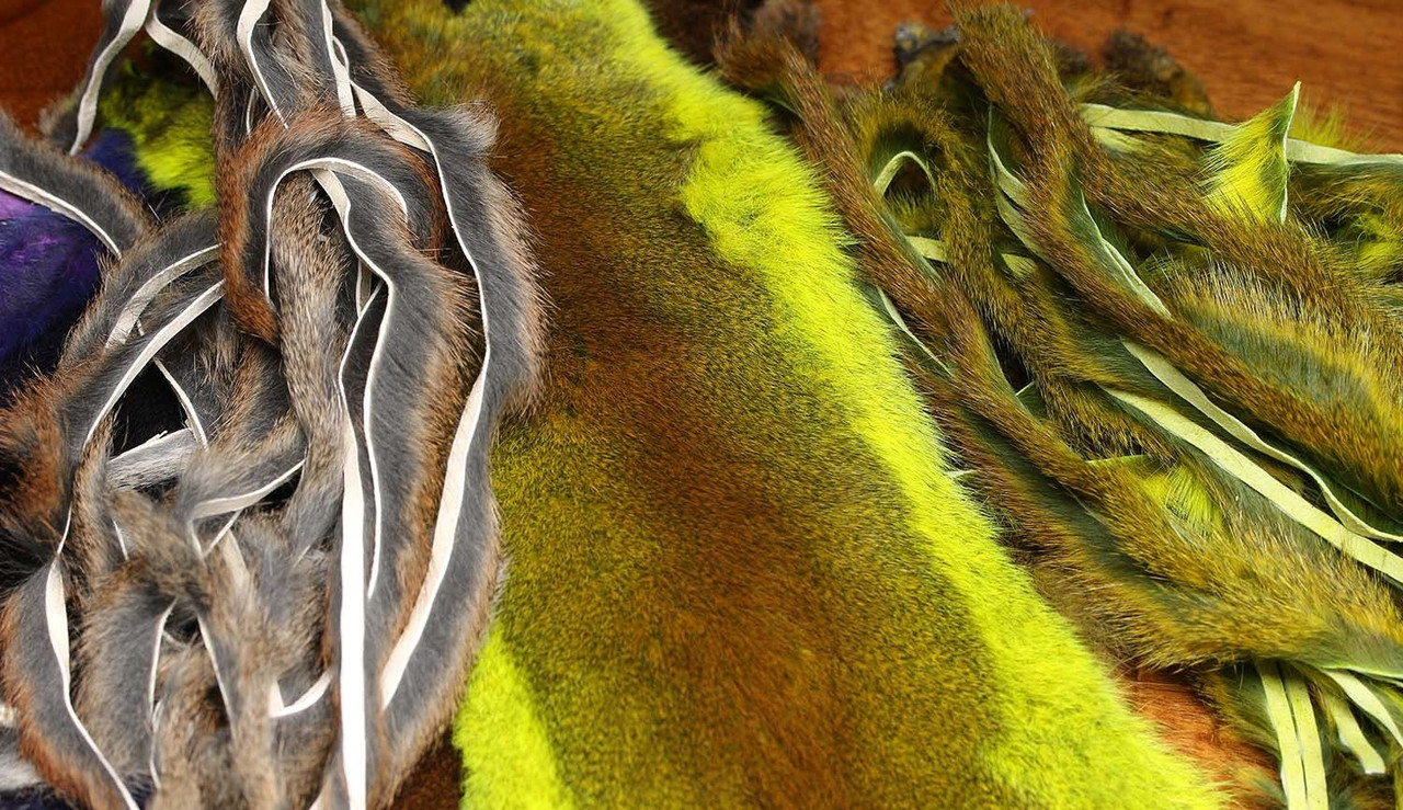 Complete Micro Stripped Pine Squirrel Hide / Casters Online Fly Shop