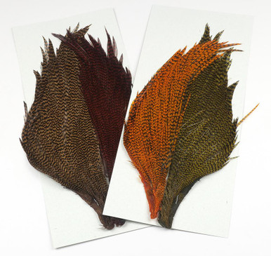 Hareline Trout Streamer Dyed Grizzly Starter Cape Set