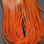 Hareline Grizzly Flutter Legs (Black Barred Orange)