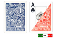 MODIANO plastic Italian playing cards - Bue & Red