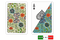 Fiori plastic playing cards by DA VINCI - Bridge size, Normal index cards