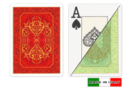 Persiano plastic playing cards by DA VINCI - Poker size, Large index cards
