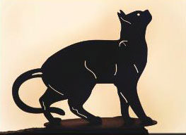 #CB1  10 x 12 inch Black  powder coated and will not rust. Great for indoor or outdoor decor.