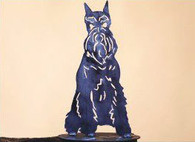 12 x  22 inch Black powder coated it will not rust, good for indoor or outdoor decor.