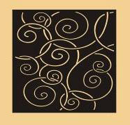 12 x 12 inch Black powder coated it will not rust, good for indoor or outdoor decor.