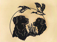 23 x 25 inch Black and powder coated and will not rust, great for indoor or outdoor decor.