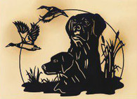 27 x 29 inch Black and powder coated and will not rust, great for indoor or outdoor decor.