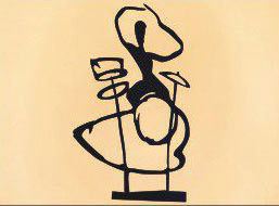 12 x 21 inch Black and powder coated and will not rust, great for indoor or outdoor decor.